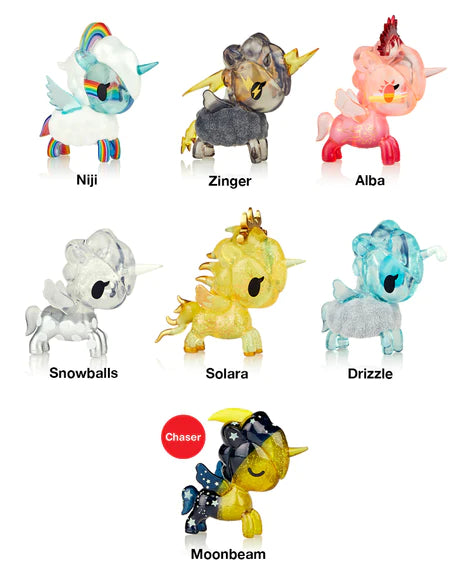 Toki Mochi Sky Unicorno Blind Box Series by Tokidoki