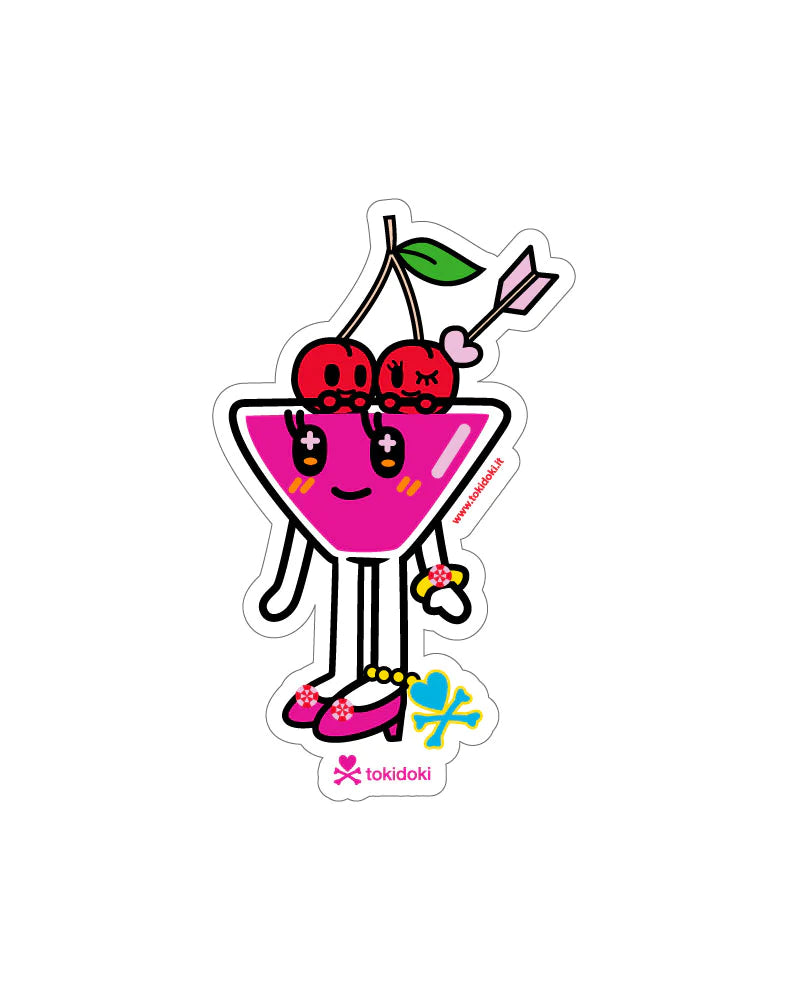 Cherry Bomb Die Cut Sticker by Tokidoki