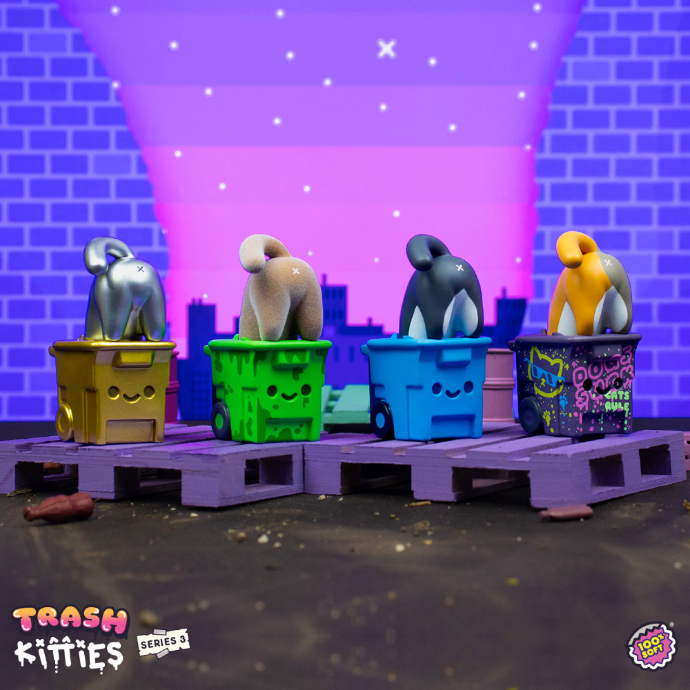 Trash Kitties Series 3 Blind Box by 100% Soft