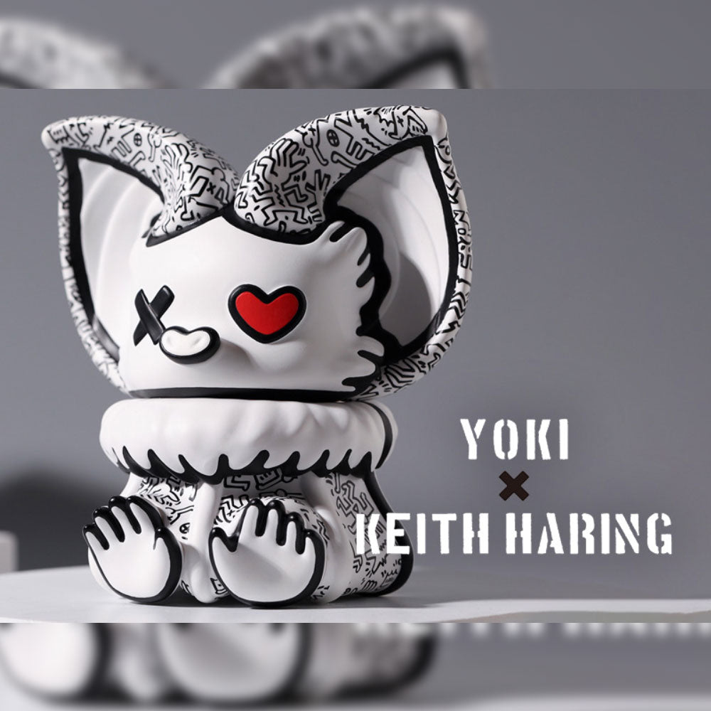 Yoki x Keith Haring Large Art Toy Figure by POP MART