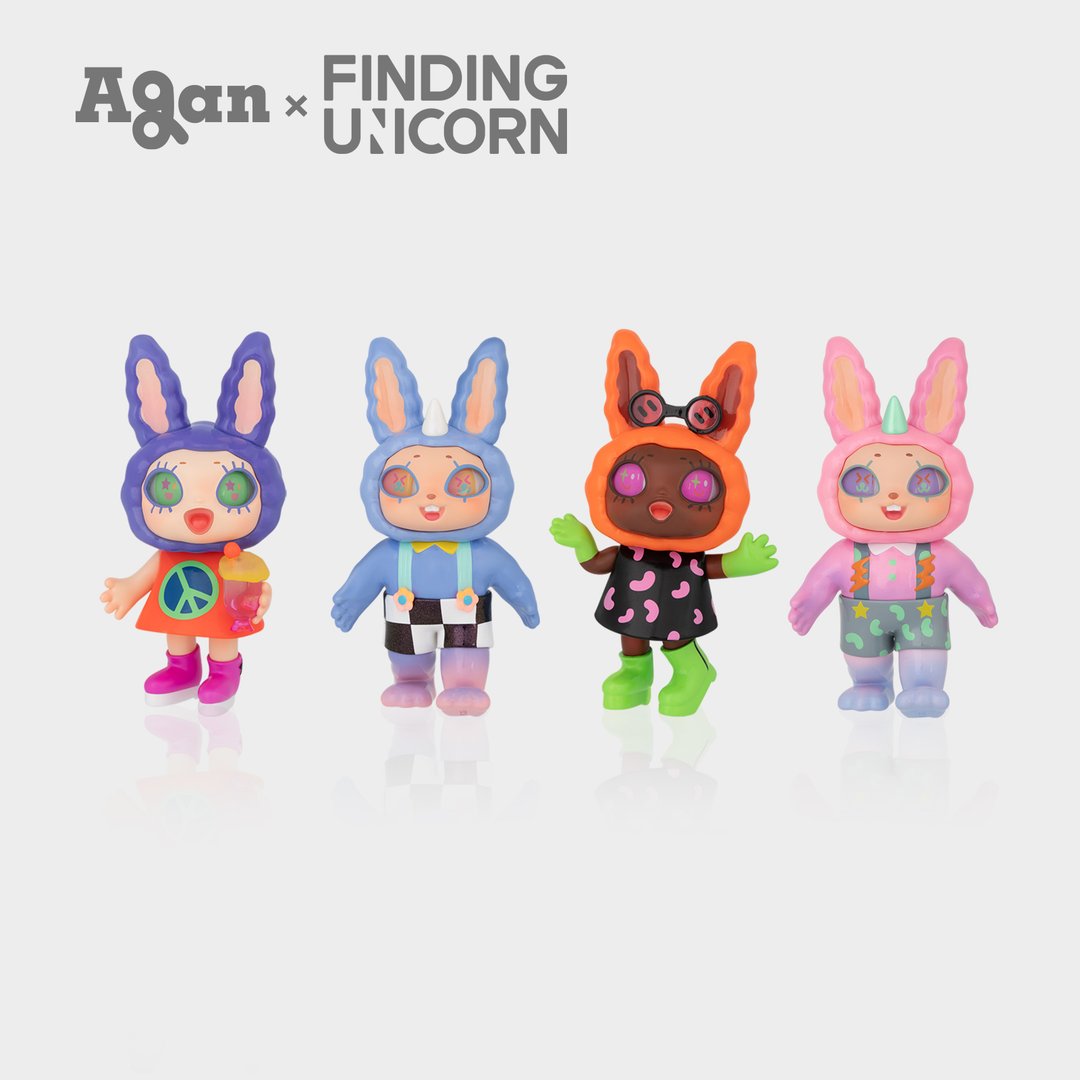 FUN × Agan YEAOHUA フィギュア ユニコーン AGAN-YEAOHUA ファンタジー植物シリーズ ブラインド