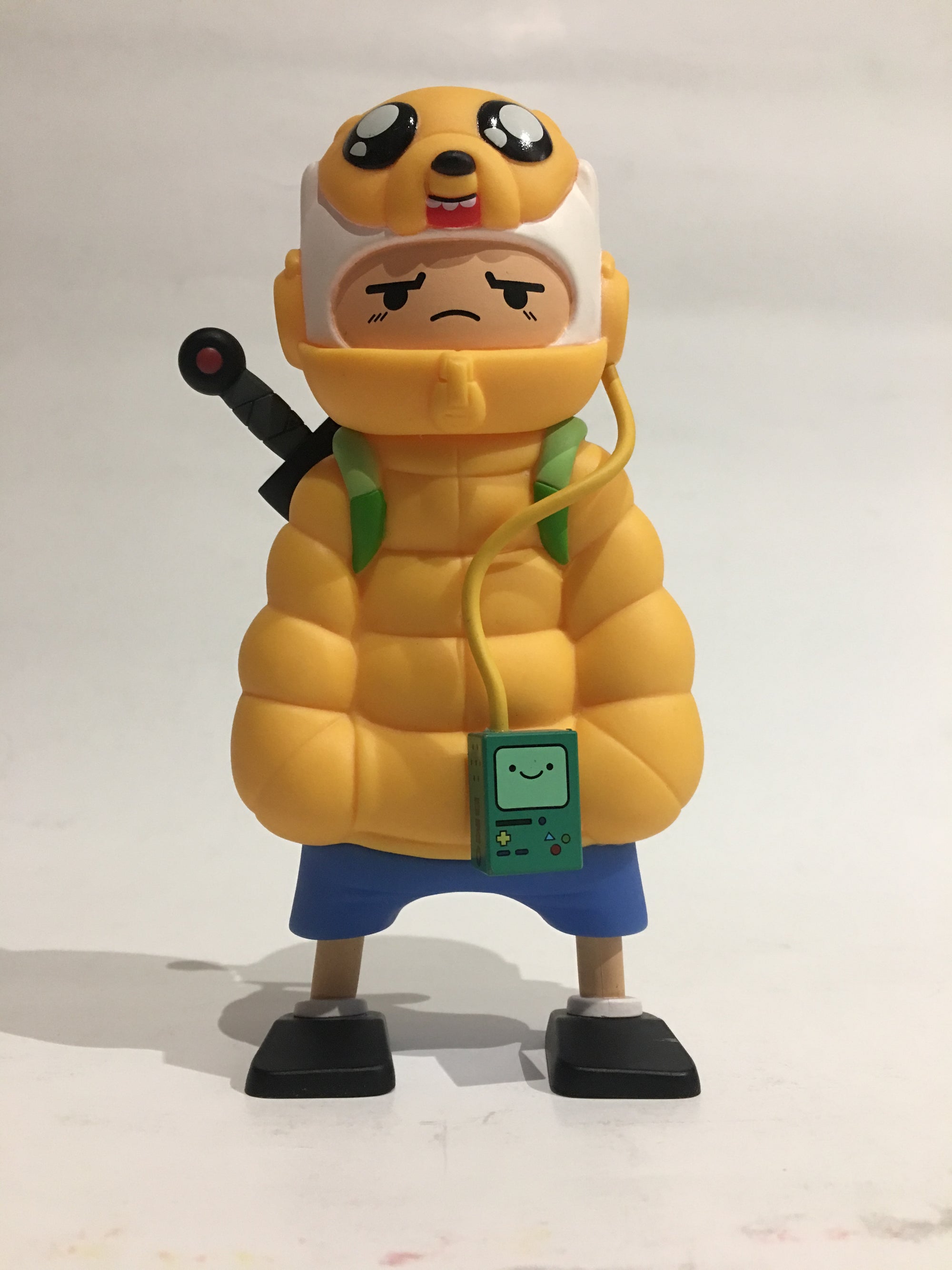 Puff Jake N Lil Finn Medium Figure Yellow by Kidrobot x Adventure Time
