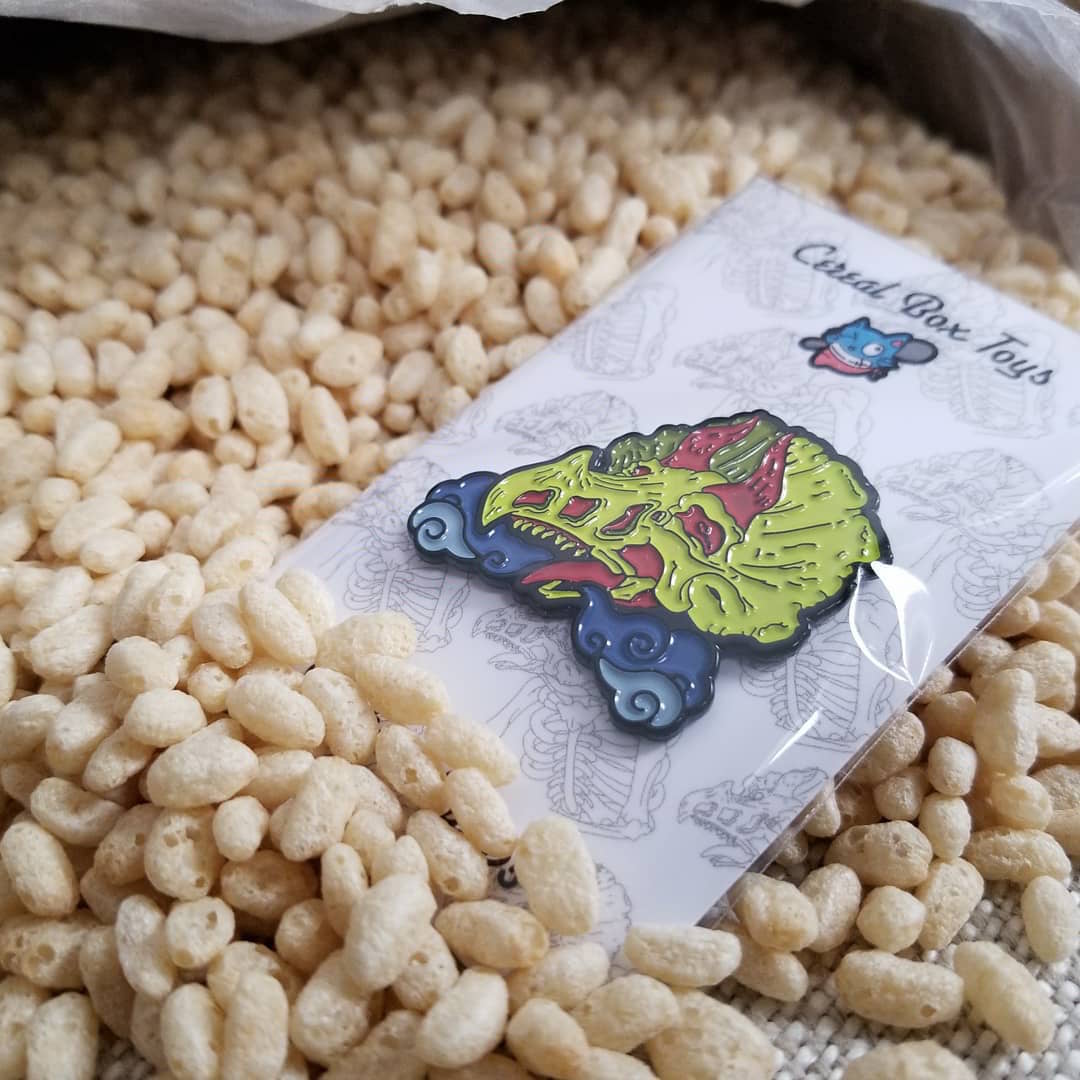 Gashadokutops Enamel Pin-Sulphur by Cereal Box Toys