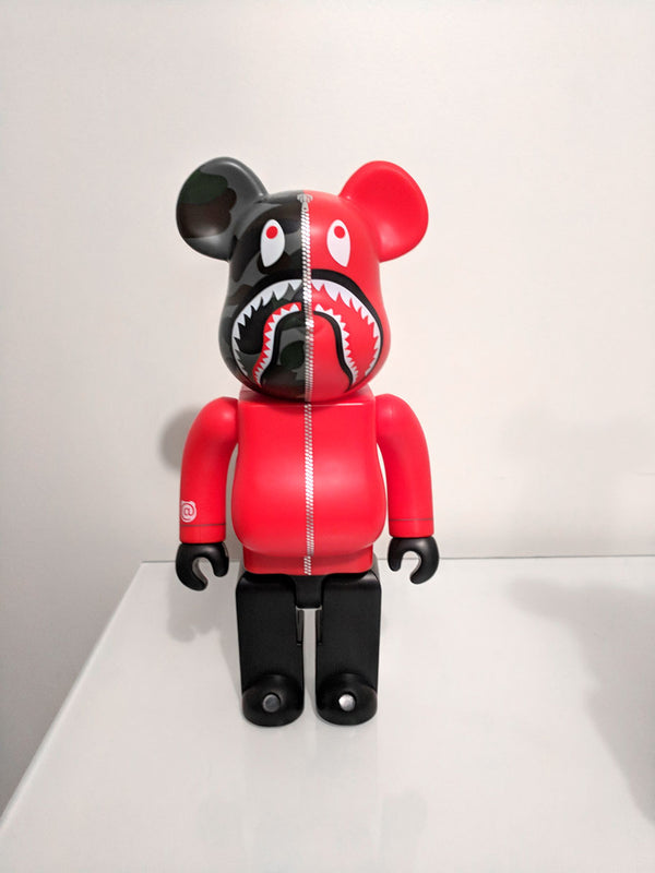 Medicom Toy - Be@rbrick BAPE - Red - 400% - Mindzai Toy Shop