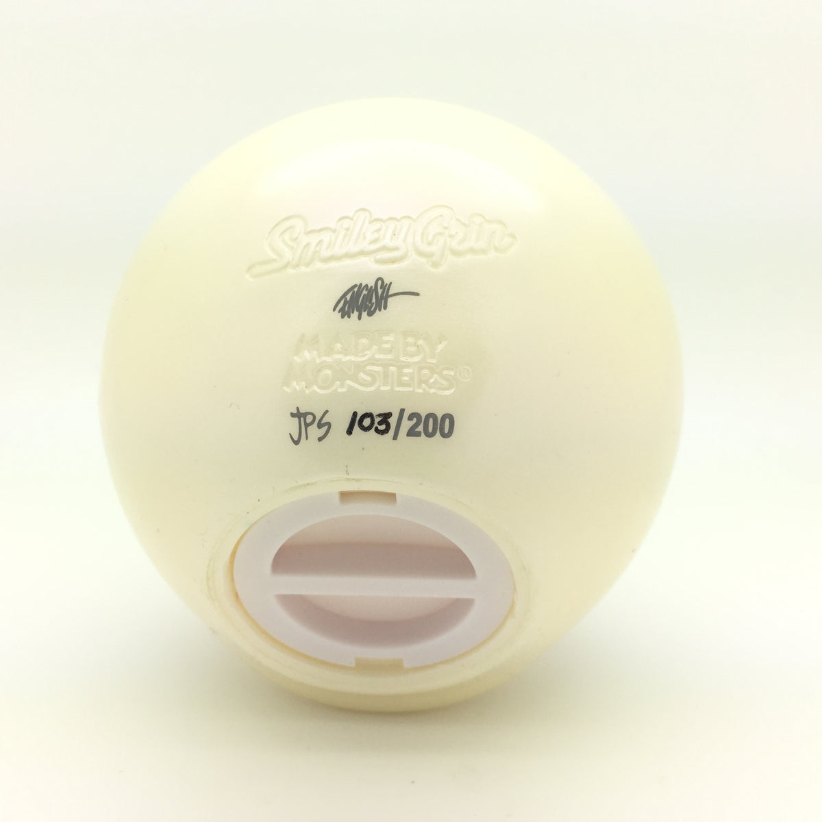 Smiley Grin Pearl - White Grin Edition by Ron English x Made By Monsters x JPS gallery