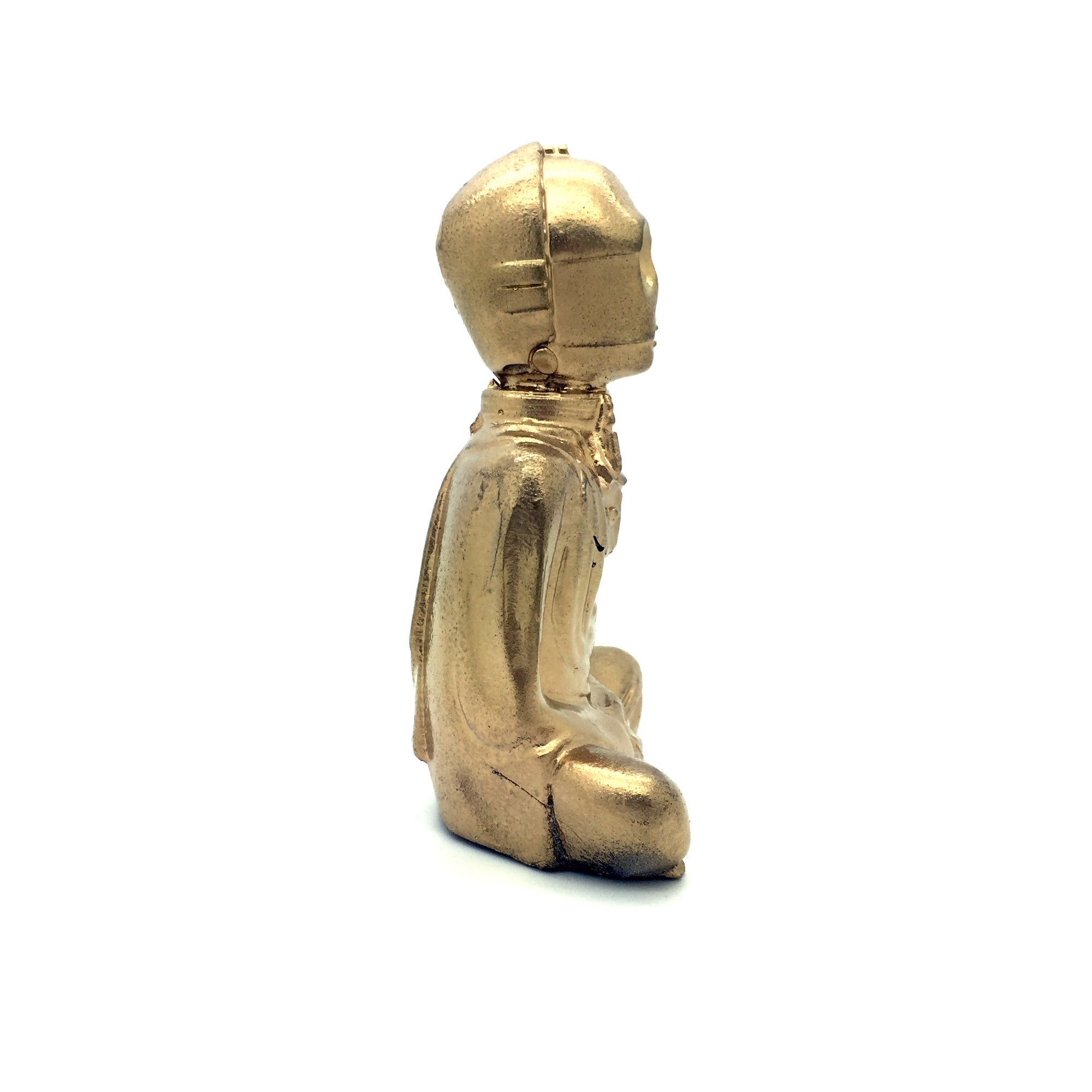 Gold C-3P0 Buddha 4" Figure by Modulicious