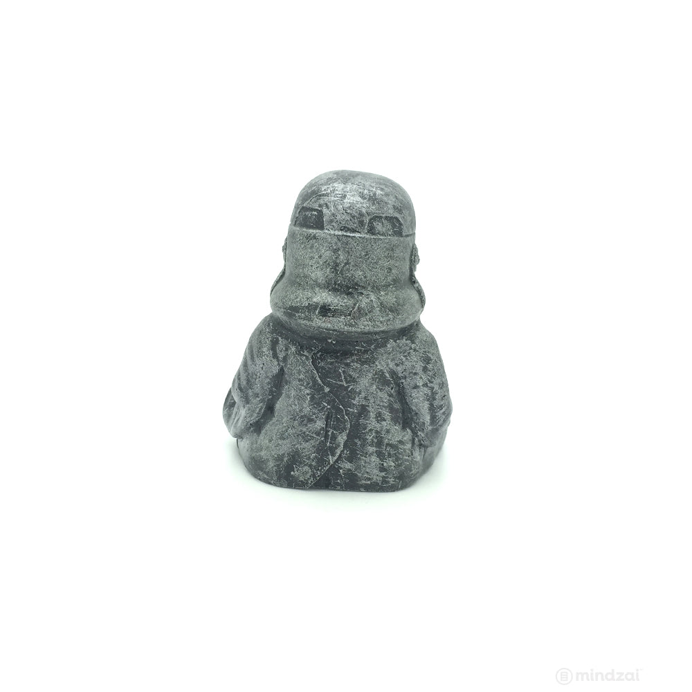 Silver First Order Storm Trooper Buddha Bronze 4" Figure by Modulicious