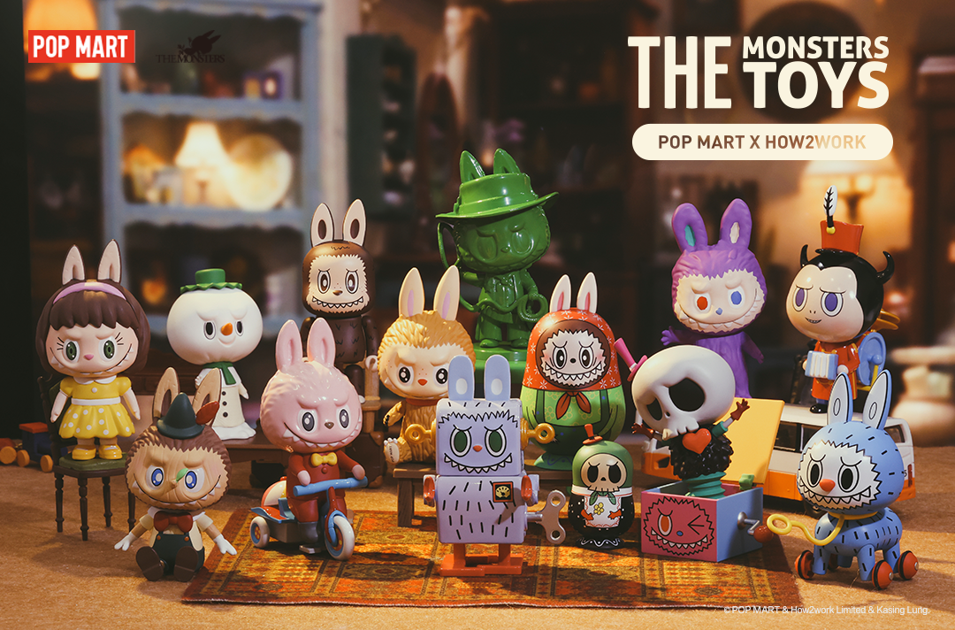 シュリンク付き Popmart THE MONSTERS 2種セット The Monsters Toys Series Blind Box by POP MART x How2work x