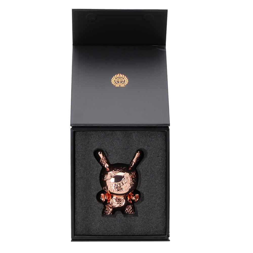 *Special Order* New Money Rose Gold Metal 5-Inch Dunny by Tristan Eaton x Kidrobot