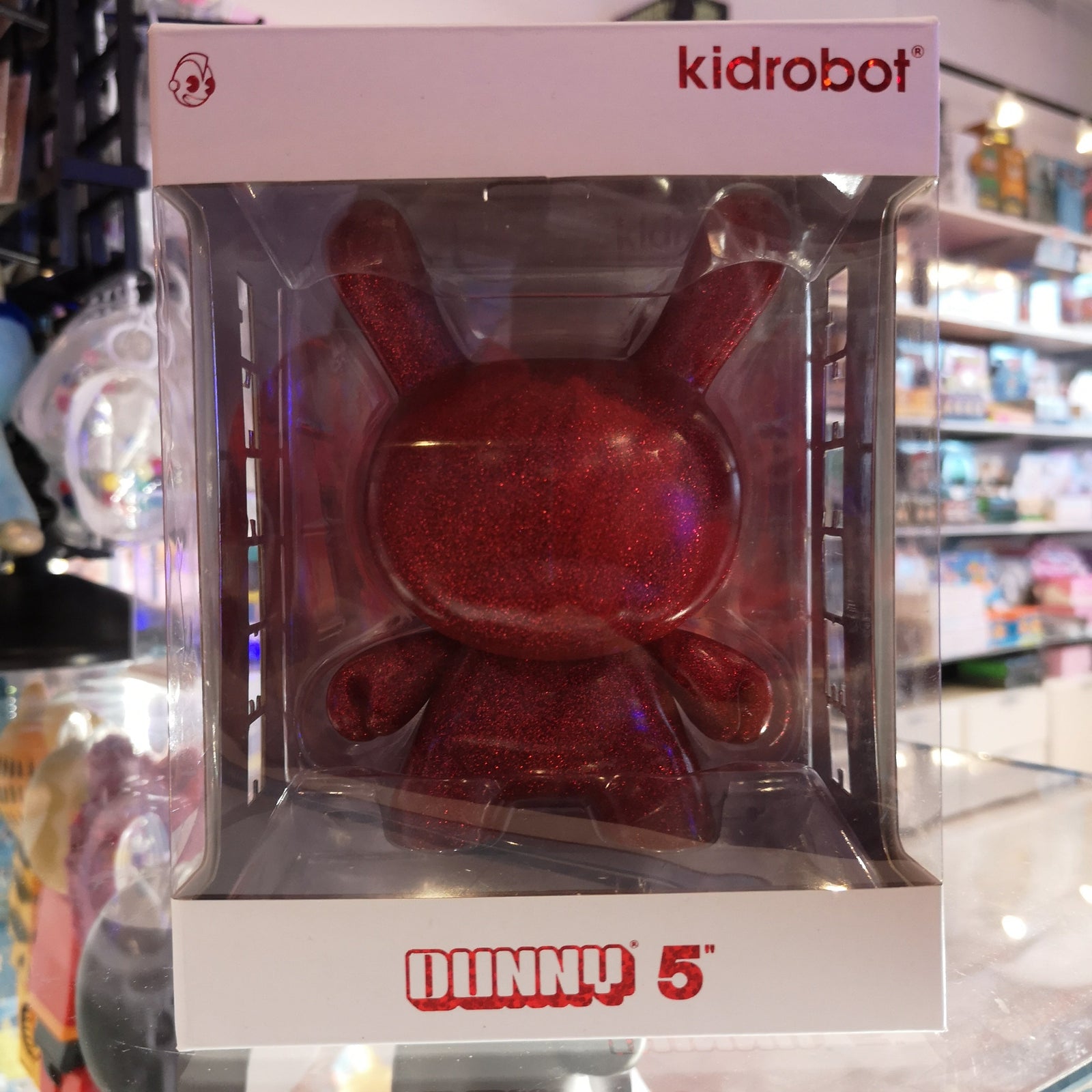 5" Red Chroma Dunny Vinyl Figure by Kidrobot - 1