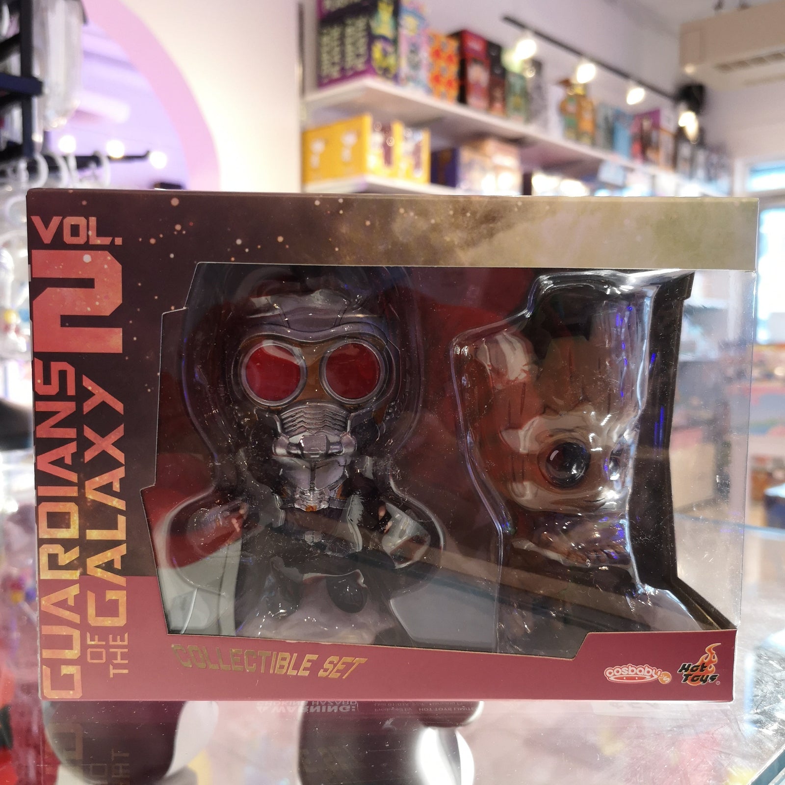 Star-lord & Groot Guardians of the Galaxy Vol 2 Collectible Set by Marvel x Cosbaby - 1