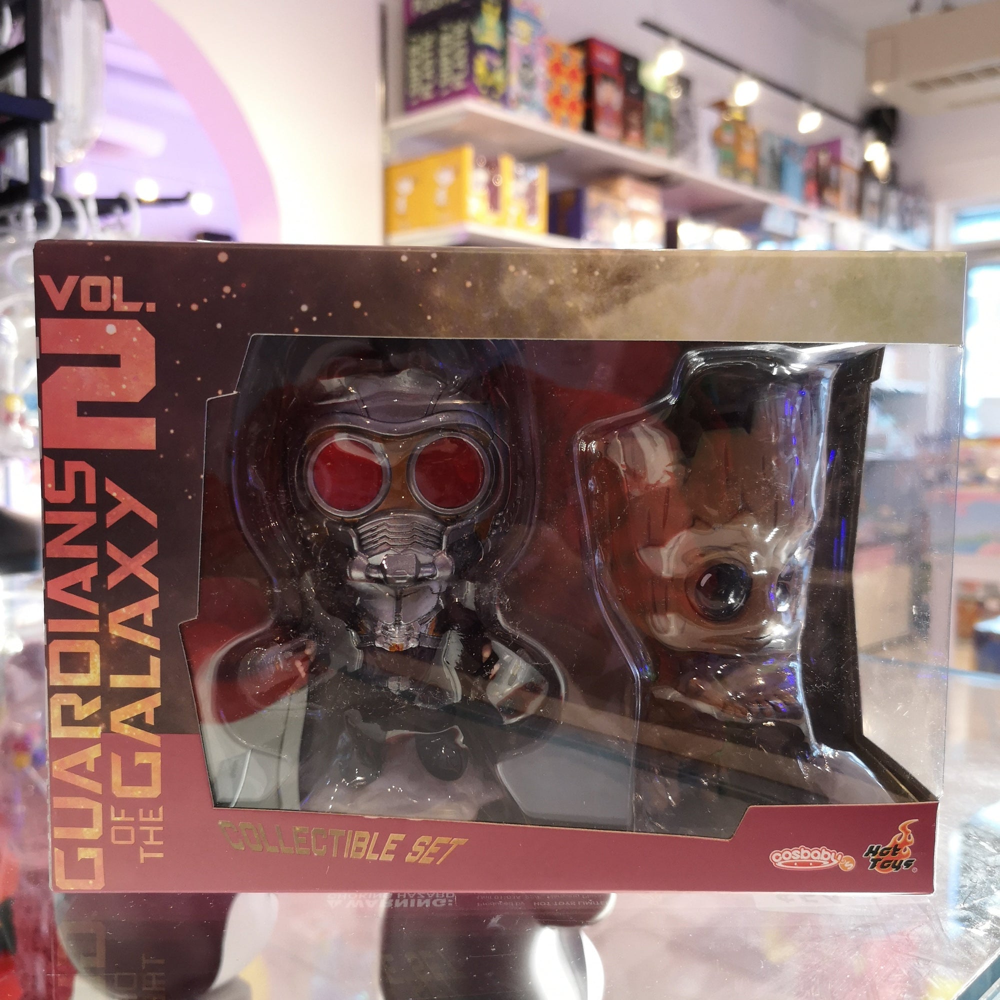 Star-lord & Groot Guardians of the Galaxy Vol 2 Collectible Set by Marvel x Cosbaby - 1