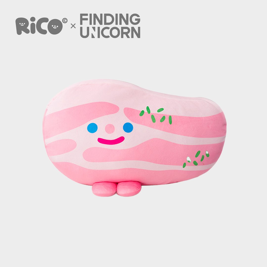 RiCO BACONNi Cushion by Rico x Finding Unicorn