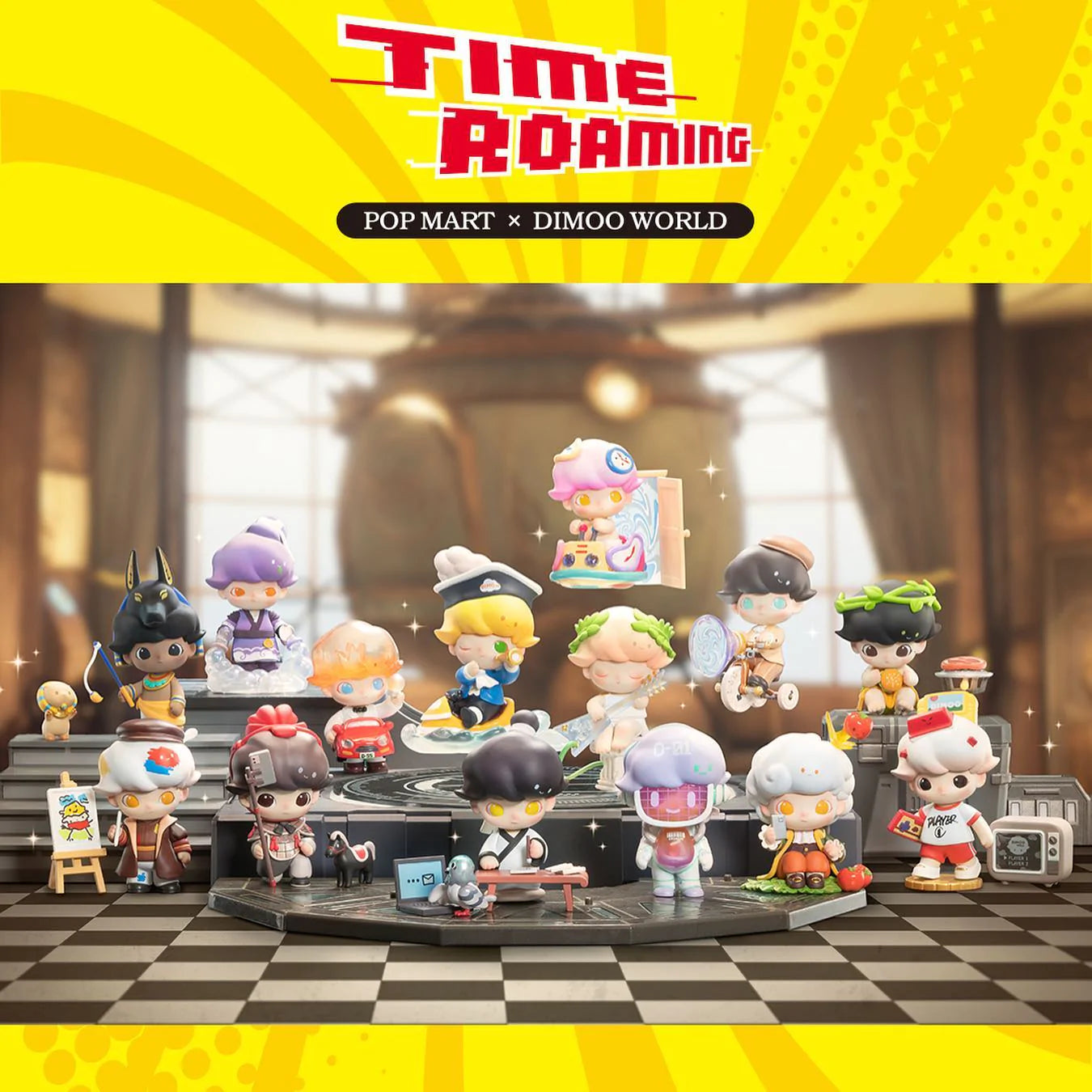 Dimoo Time Machine Blind Box Series by POP MART