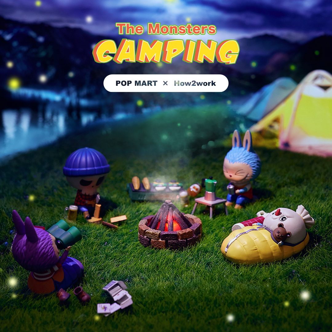 休日限定 The Monster Camping Series Blind Box by POP MART x Kasing 特撮