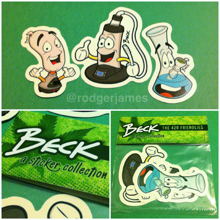 The 420 Friendlies Sticker Pack by Rodger Beck - Mindzai 