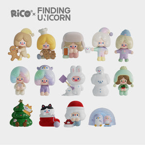 RiCO Happy Winter Days Blind Box Series by Rico x Finding Unicorn