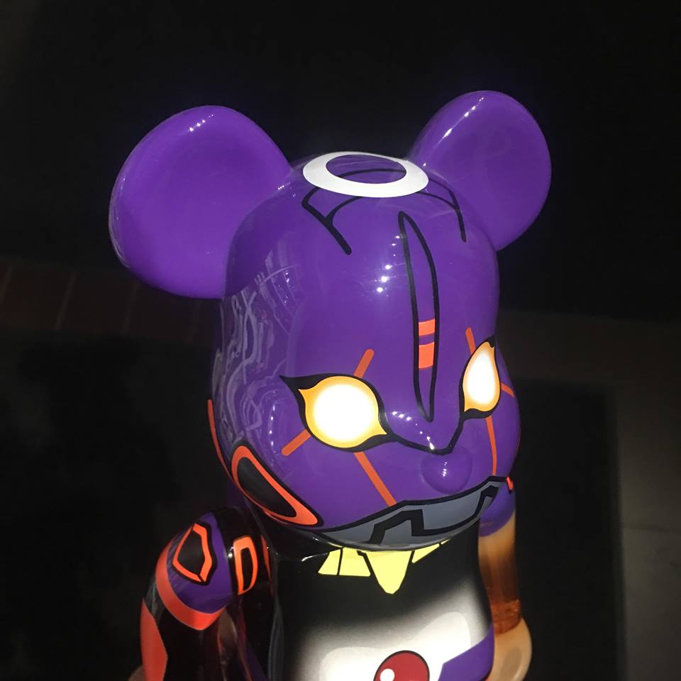 Evangelion First Unit EVA-01 Awakening 400% Bearbrick from Medicom Toy