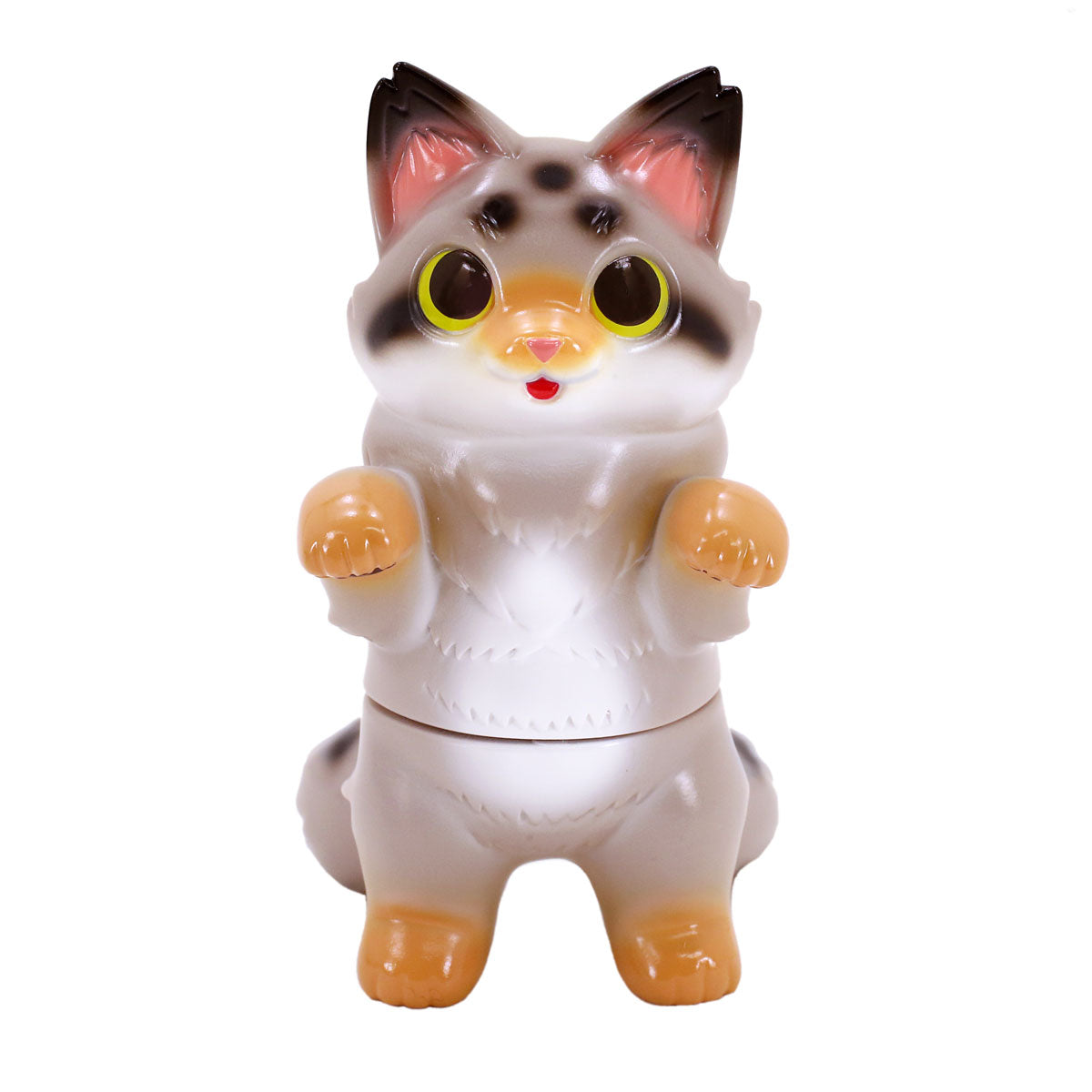 Fluffy Negora Manul Cat Sofubi Art Toy by Konatsuya