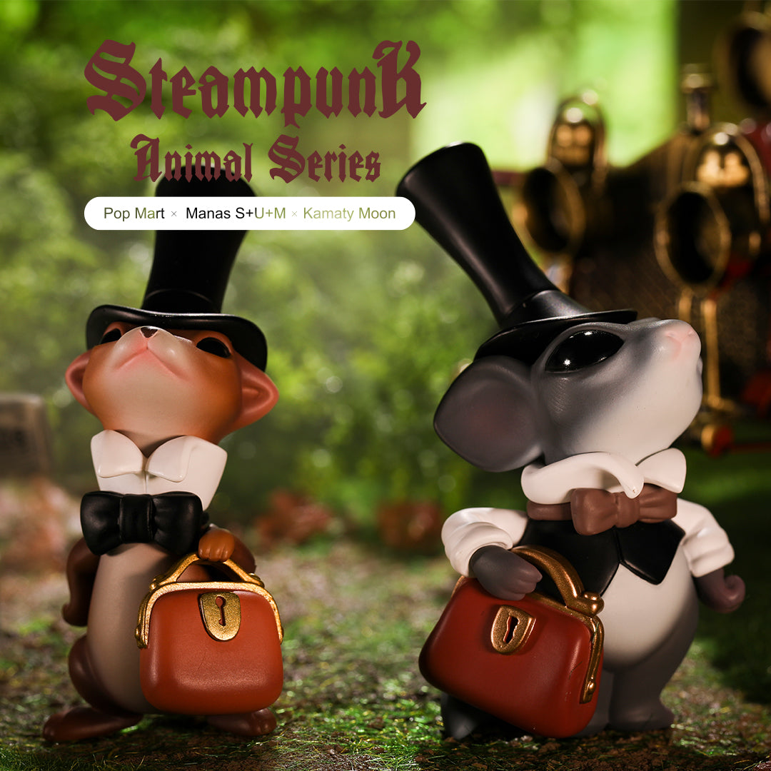 Steampunk Animal Blind Box Series by POP MART x Manas x Kamaty Moon