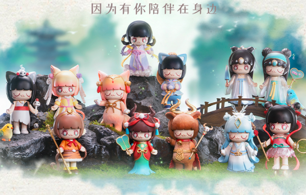 Kimmy &amp; Miki Chinese Myths Blind Box Series by 52Toys