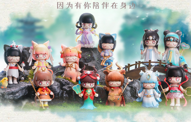 Kimmy & Miki Chinese Myths Blind Box Series by 52Toys