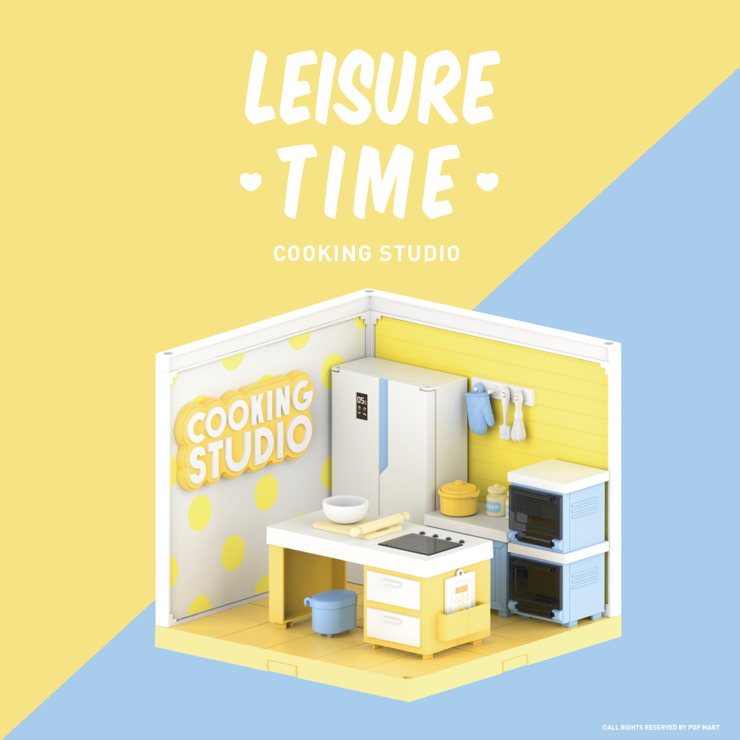 Leisure Time Toy Set by POP MART - Cooking Studio