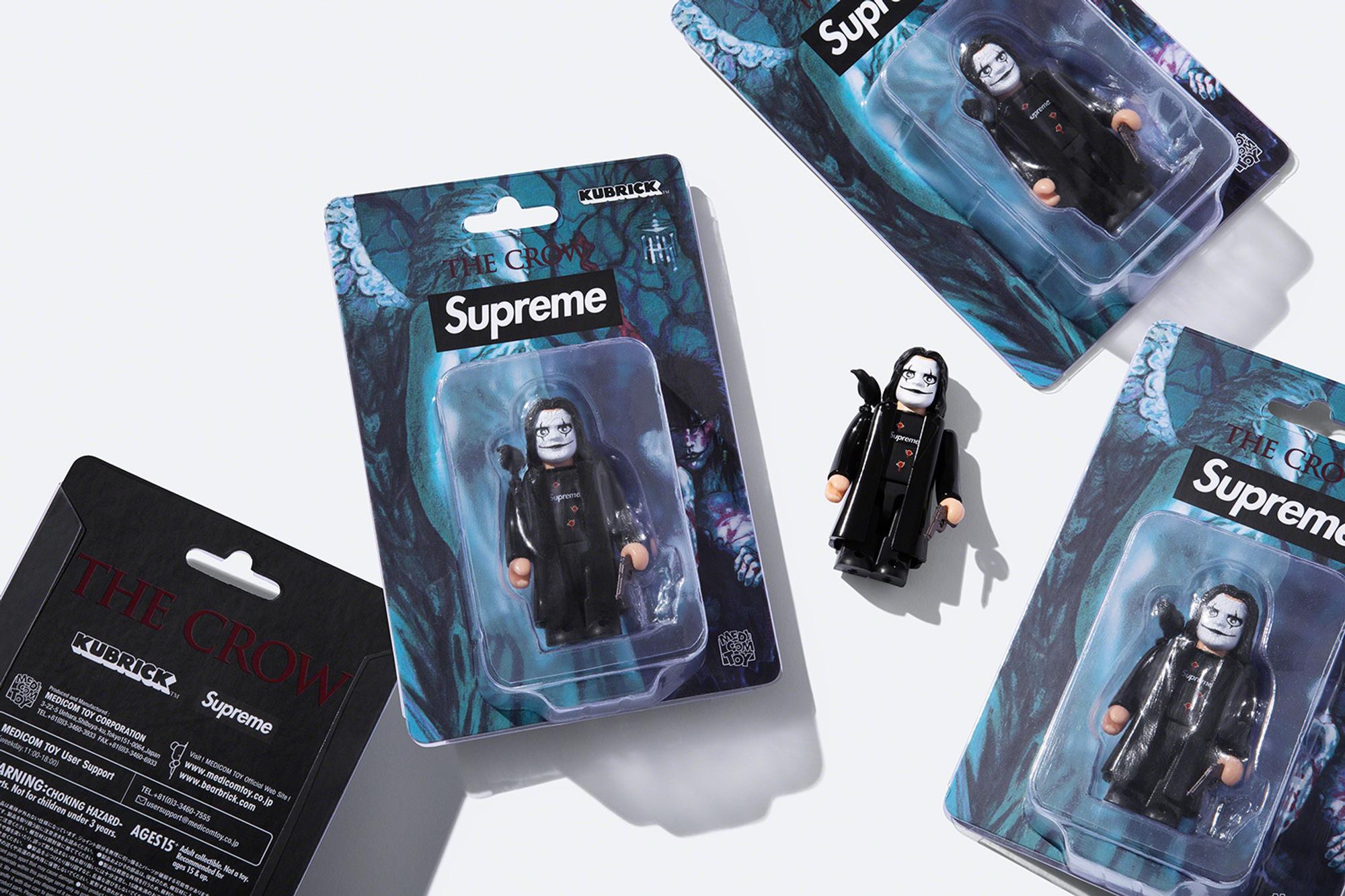 Supreme x The Crow Kubrick Bearbrick 1000% Medicom Be@rbrick IN