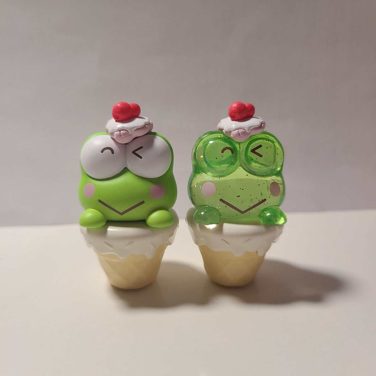 Keroppi (Set of 2) - Sanrio Characters Mini Ice Cream Cone Series by Top Toy - 1