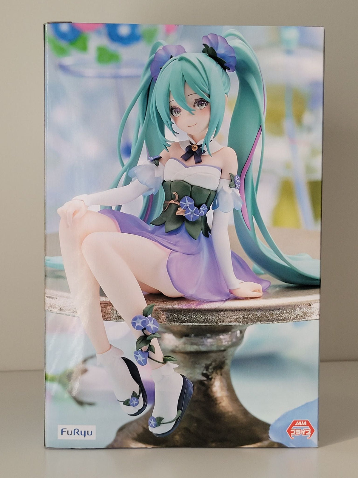 Hatsune Miku Noodle Stopper Figure - Flower Fairy - Morning Glory by FuRyu - 1