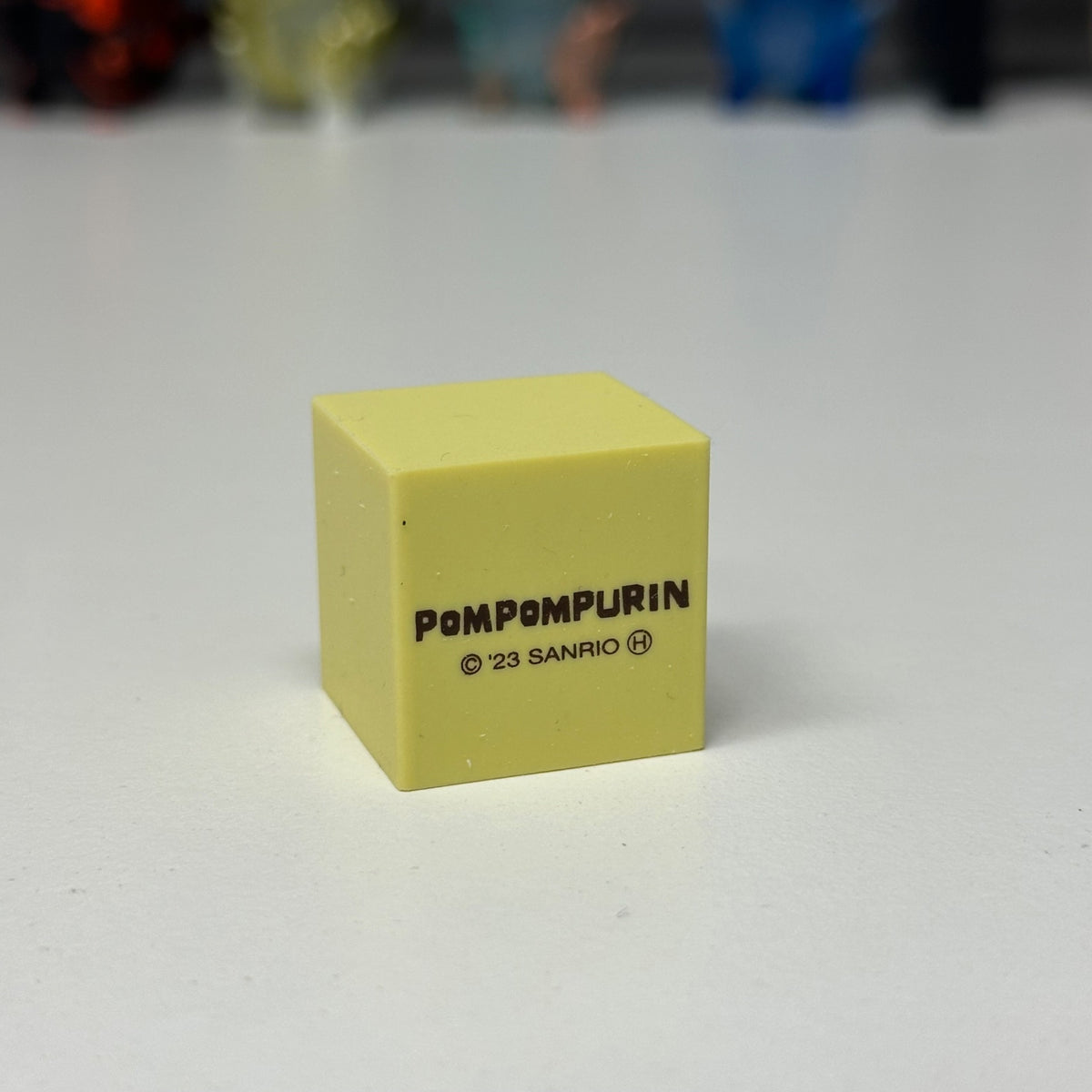 Sanrio Characters Rubber Block - Pompompurin  - 2
