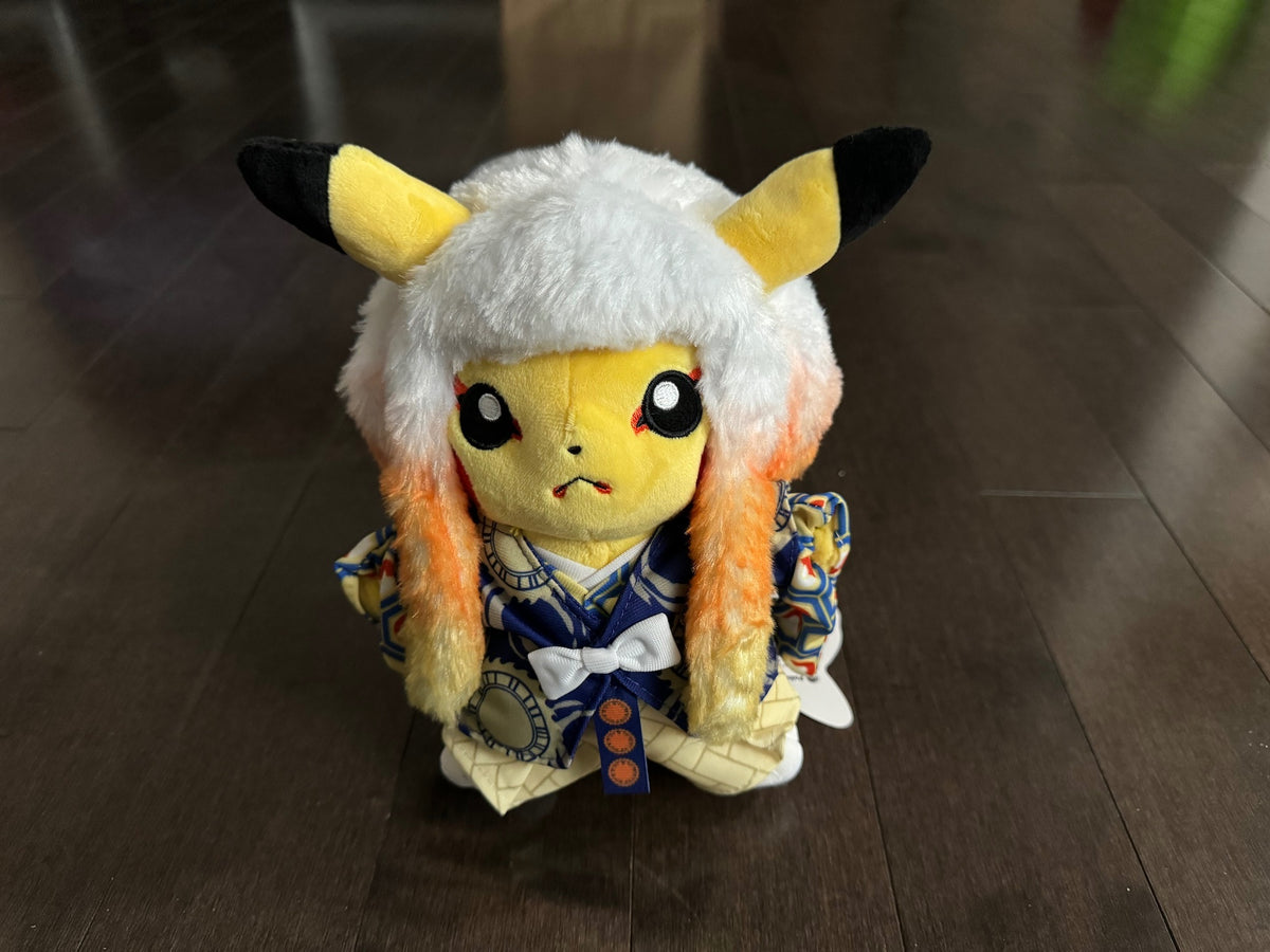 Pokemon Kabuki Pikachu Plush - 1