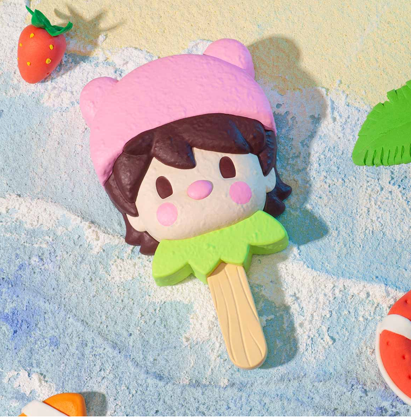 Sweet Bean Strawberry Milk Chocolate Ice Cream Figure by POP MART - 2