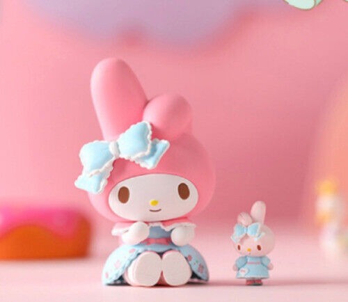 My Melody with Little White Bunny in Blue Dress - Sanrio My Melody Secret Forest Tea Party Series By Sanrio X Miniso - 2