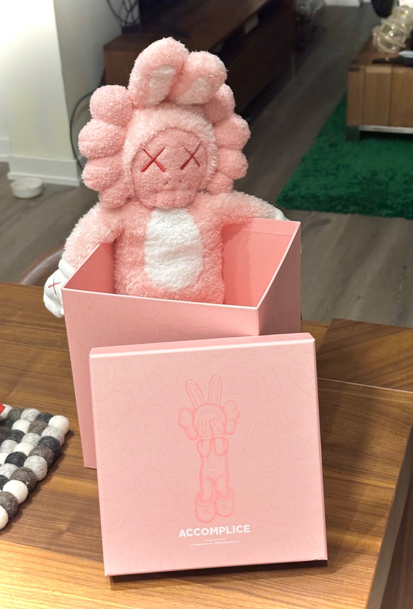 New 2023 KAWS Accomplice Pink Plush DDTSTORE limited ed. Only 2000 Indonesia - 3