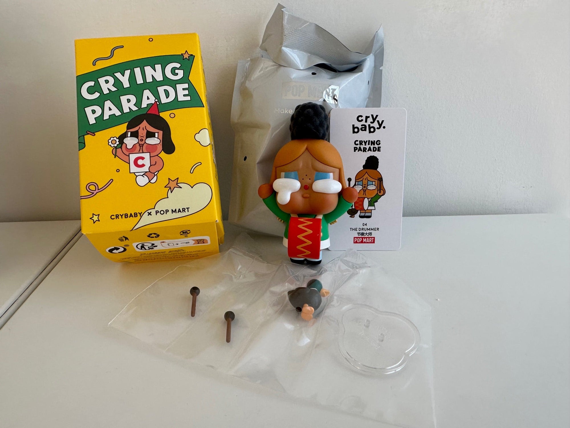 THE DRUMMER - CRYBABY Crying Parade Series by POP MART - 1