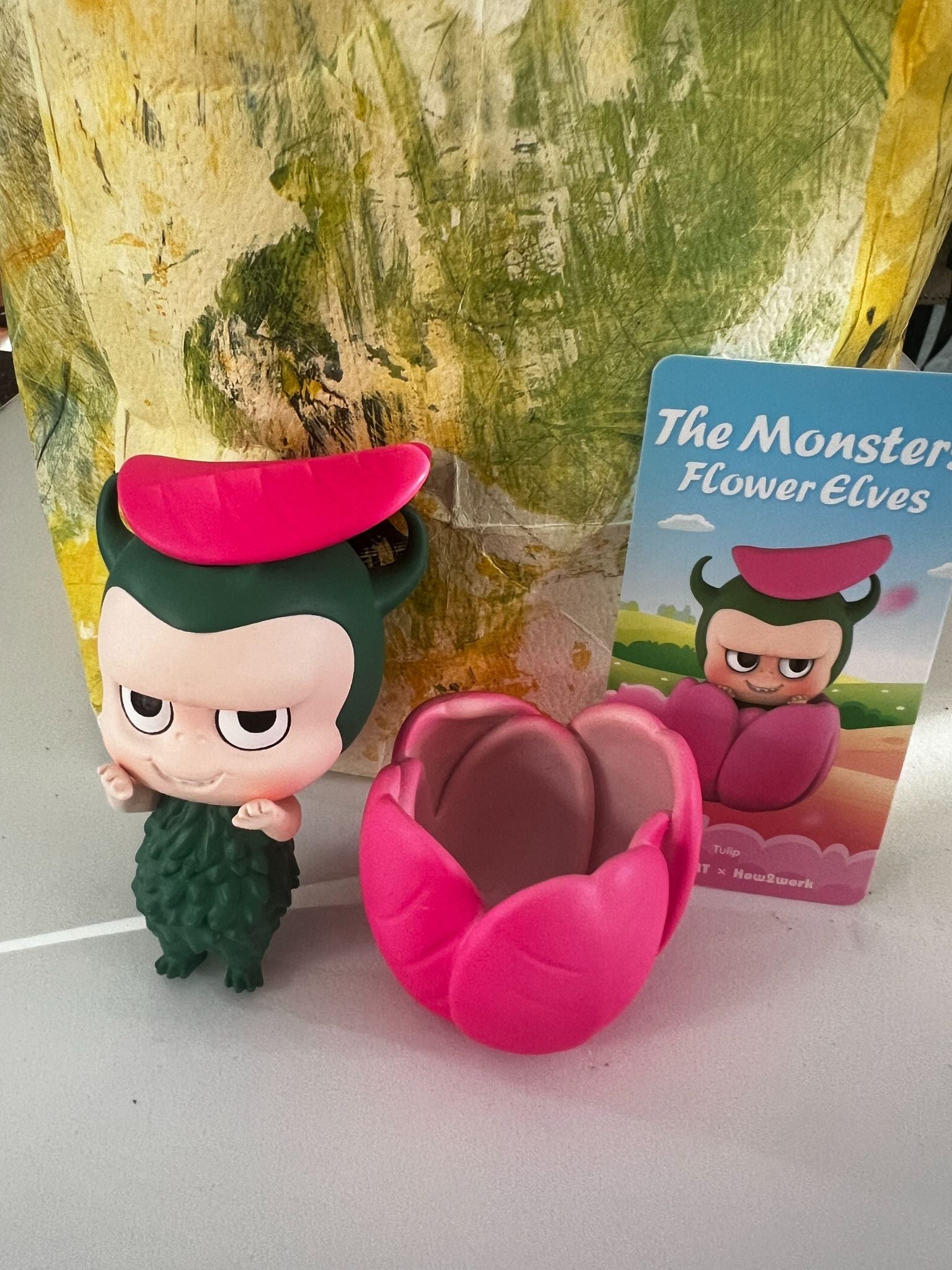 Tulip The Monsters - Flower Elves - Pop Mart x Kasing Lung x How2work - 1