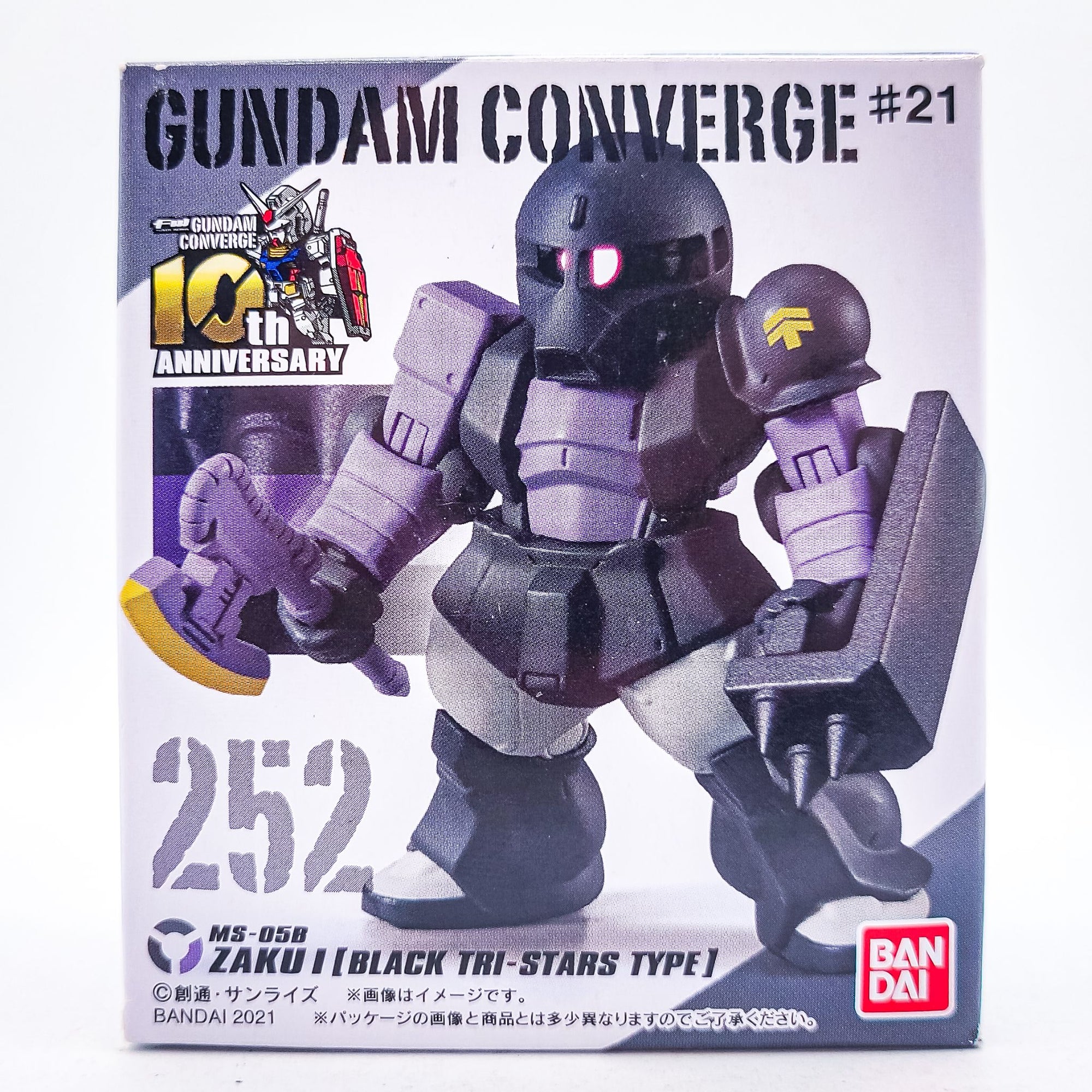 Gundam Converge #252 Zaku I Black Tri-Stars Type by Bandai - 1