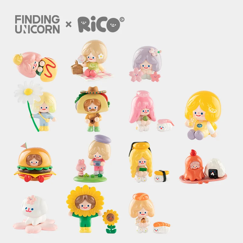 RiCO Happy Picnic Together Blind Box Series by Rico x Finding Unicorn