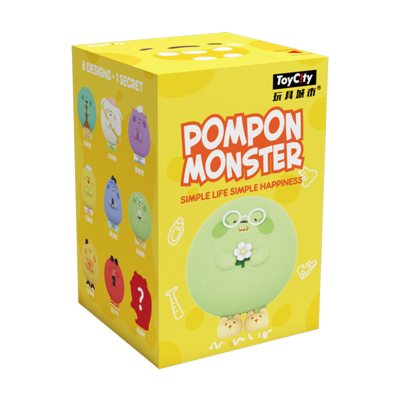 Pompon Monster Simple Life Series Blind Box by Toy City