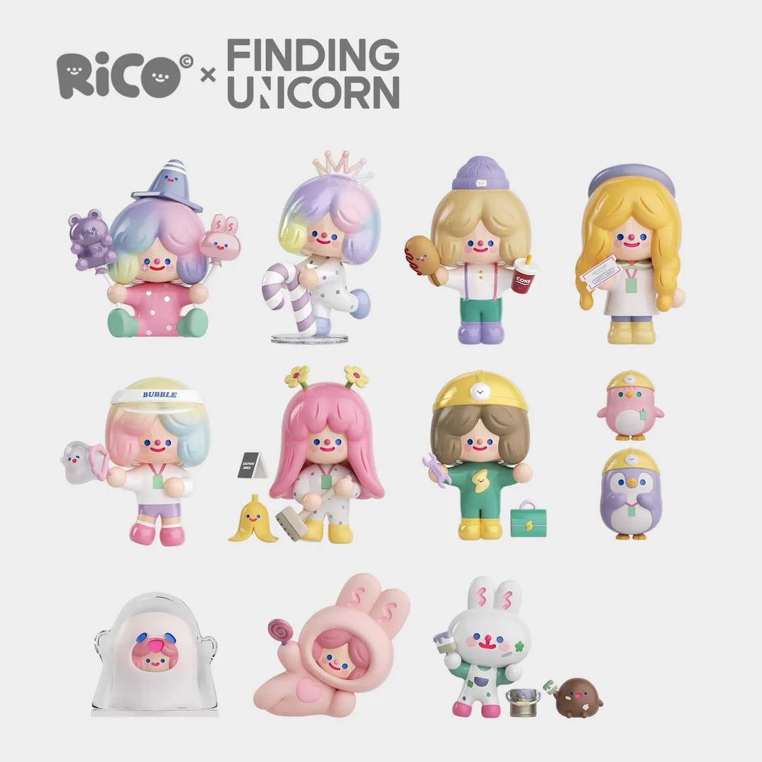 RiCO Happy Factory Blind Box Series by Rico x Finding Unicorn