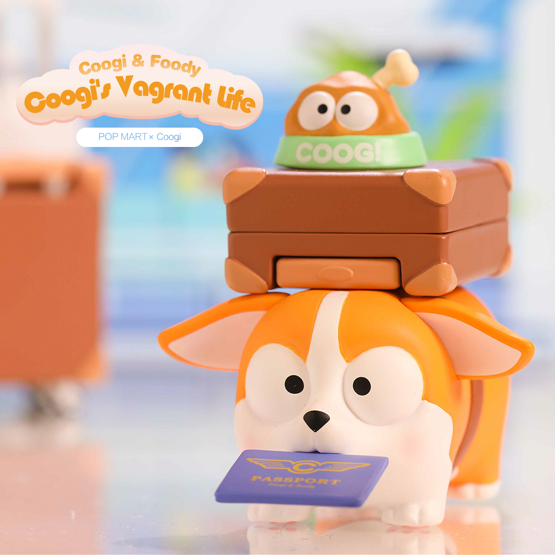 Coogi and Foody - Coogi's Vagrant Life Blind Box Series by POP MART