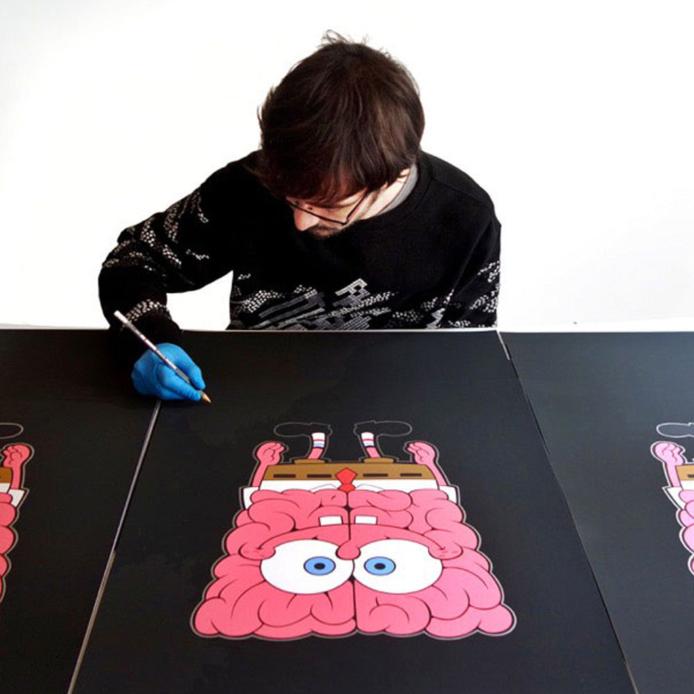 Emilio Garcia x JPS Sponge Brain Limited Edition of 50 Art Print