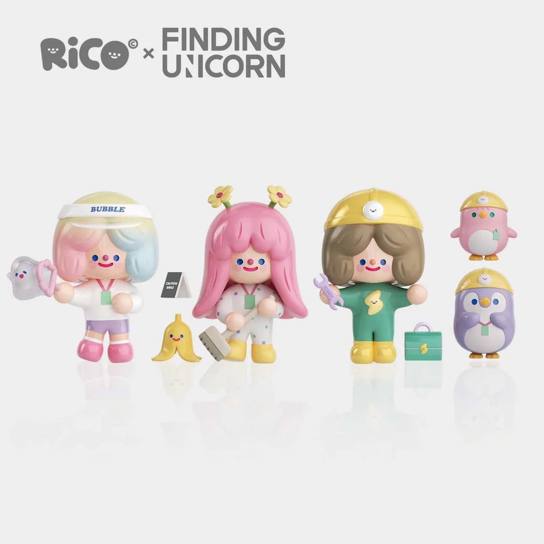 RiCO Happy Factory Blind Box Series by Rico x Finding Unicorn