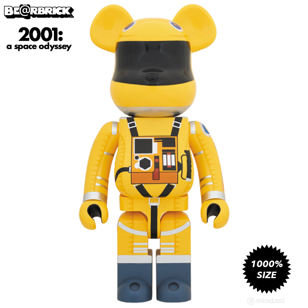 2001: A Space Odyssey Yellow Spacesuit 1000% Bearbrick