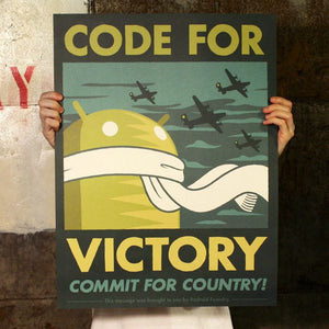 Code for Victory 18"x24" Print - Mindzai  - 1