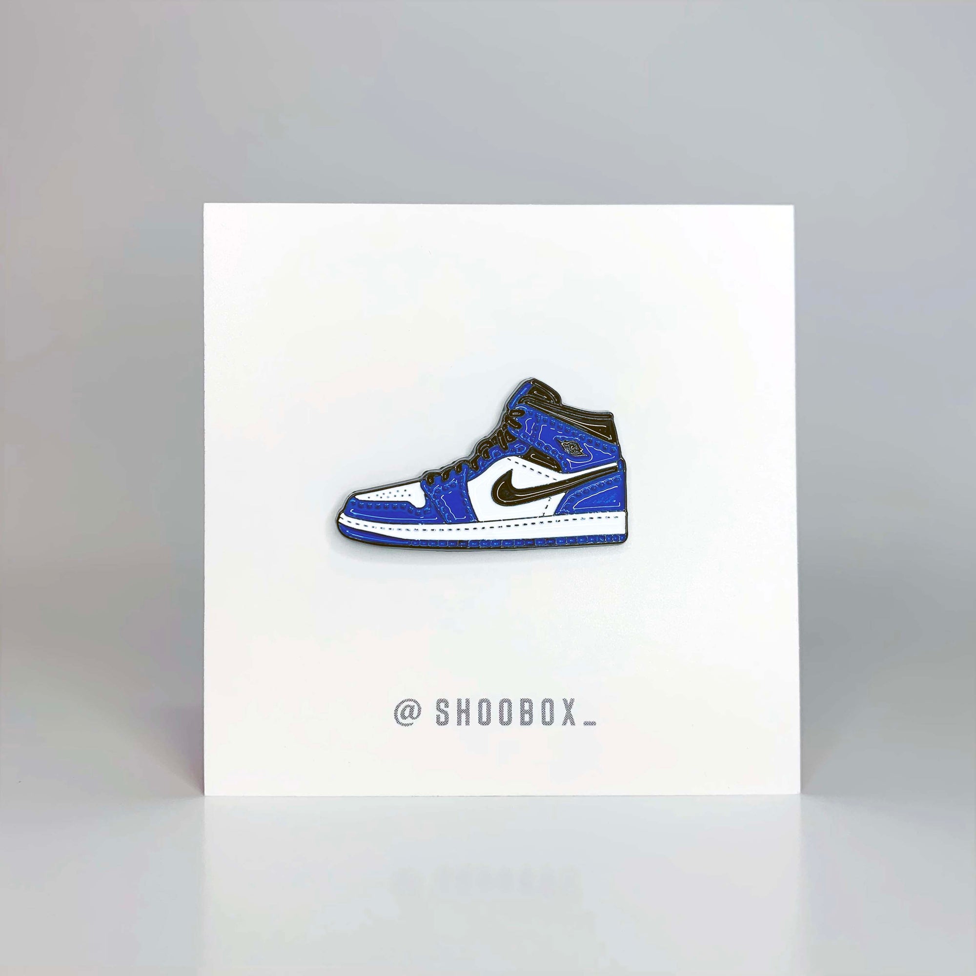 AJ1 Game Royal Soft Enamel Pin by Shoobox