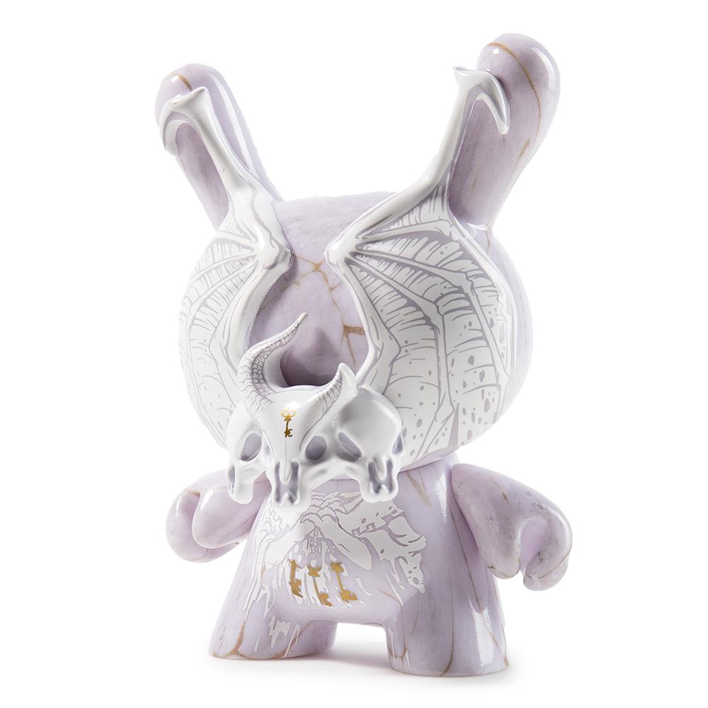 Arcane Divination Azazel Grey / Gold Marble 5" Dunny by Jon-Paul Kaiser x Kidrobot - Special Order