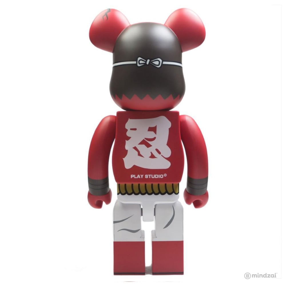 Akaoni Shinobu Red Demon 赤鬼忍 1000% Bearbrick by Medicom Toy