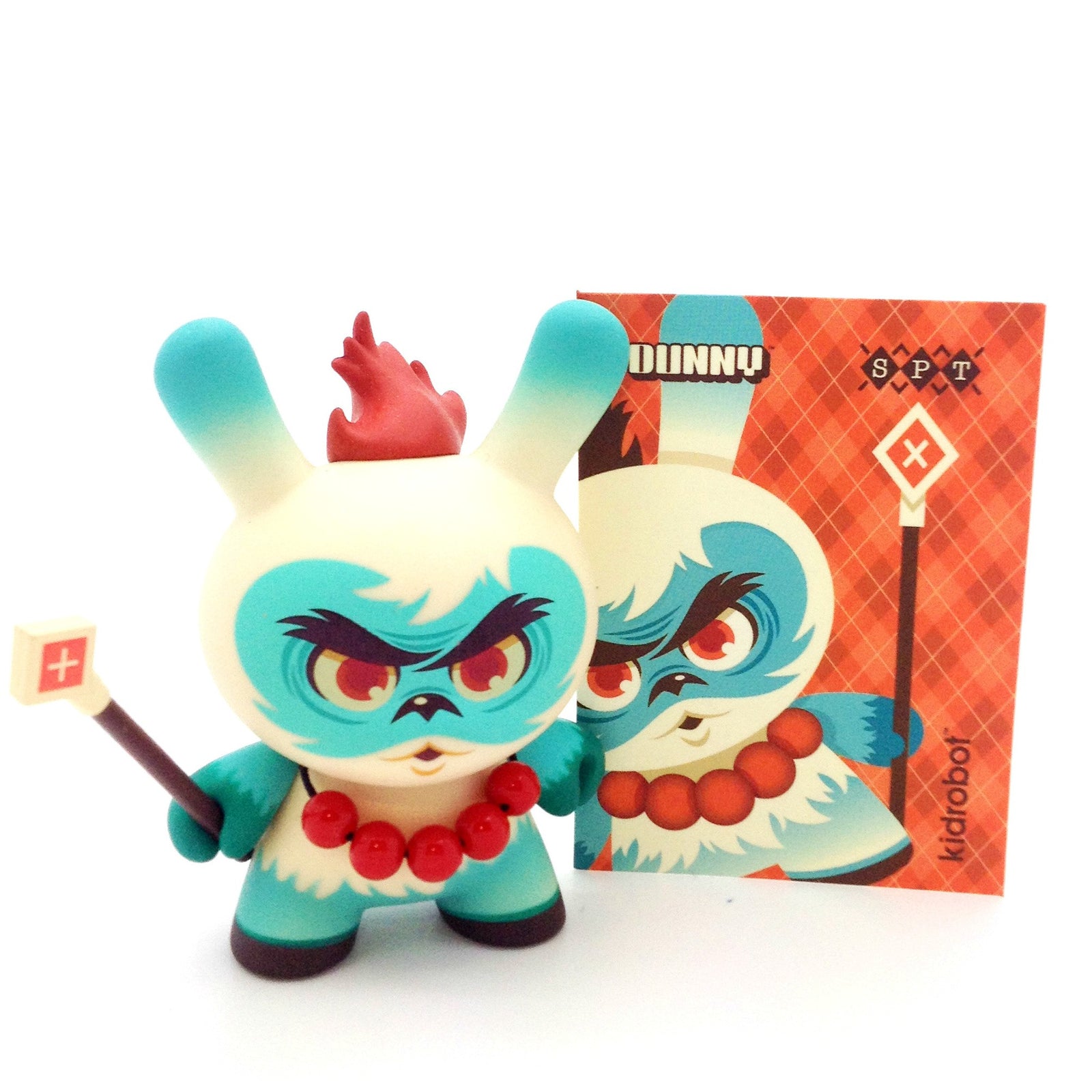 Side Show Dunny Series - Argyle Warrior (Scott Tolleson) - Mindzai  - 1